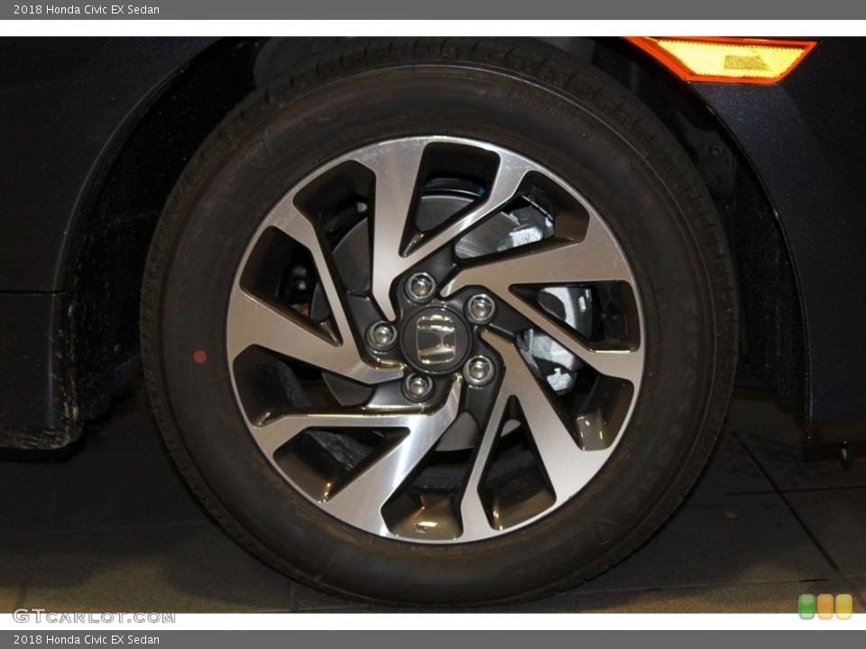 2018 Honda Civic EX Sedan Wheel and Tire Photo #123691652