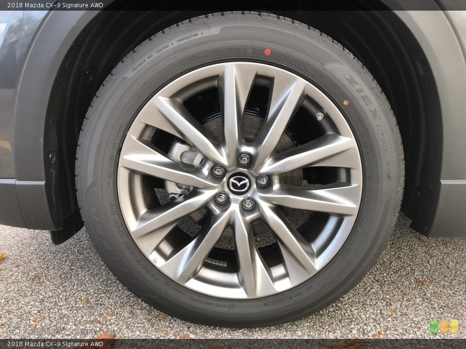 2018 Mazda CX-9 Signature AWD Wheel and Tire Photo #123697007