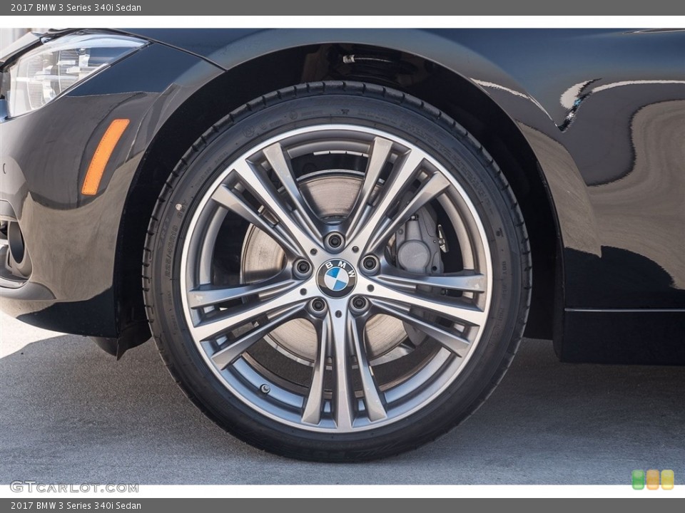 2017 BMW 3 Series 340i Sedan Wheel and Tire Photo #123700928