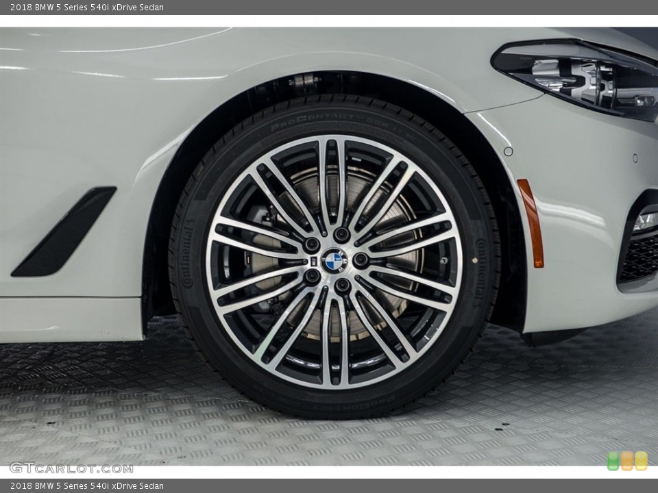 2018 BMW 5 Series 540i xDrive Sedan Wheel and Tire Photo #123702209
