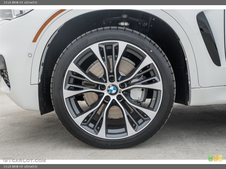 2018 BMW X6 xDrive50i Wheel and Tire Photo #123702812