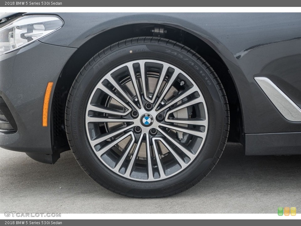 2018 BMW 5 Series 530i Sedan Wheel and Tire Photo #123703214