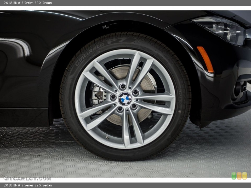 2018 BMW 3 Series 320i Sedan Wheel and Tire Photo #123703574