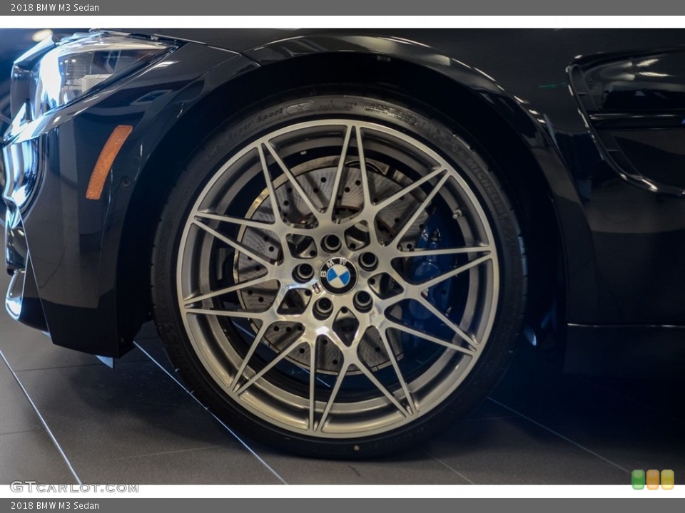 2018 BMW M3 Sedan Wheel and Tire Photo #123706466