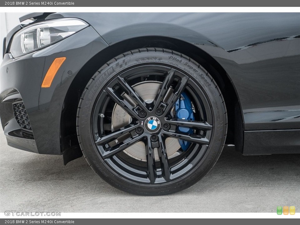 2018 BMW 2 Series M240i Convertible Wheel and Tire Photo #123706595