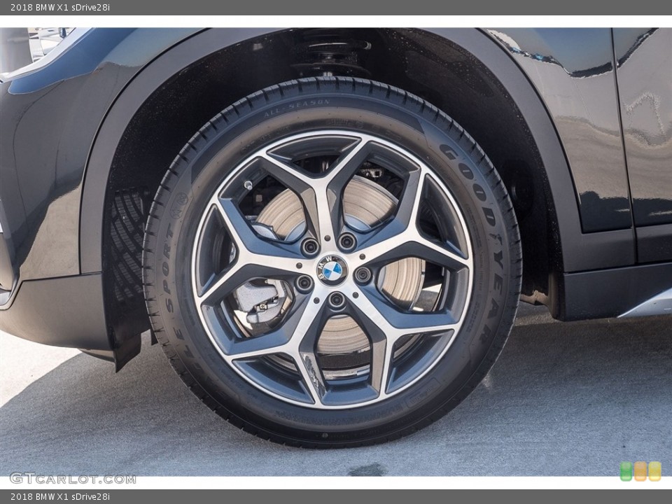 2018 BMW X1 sDrive28i Wheel and Tire Photo #123706895