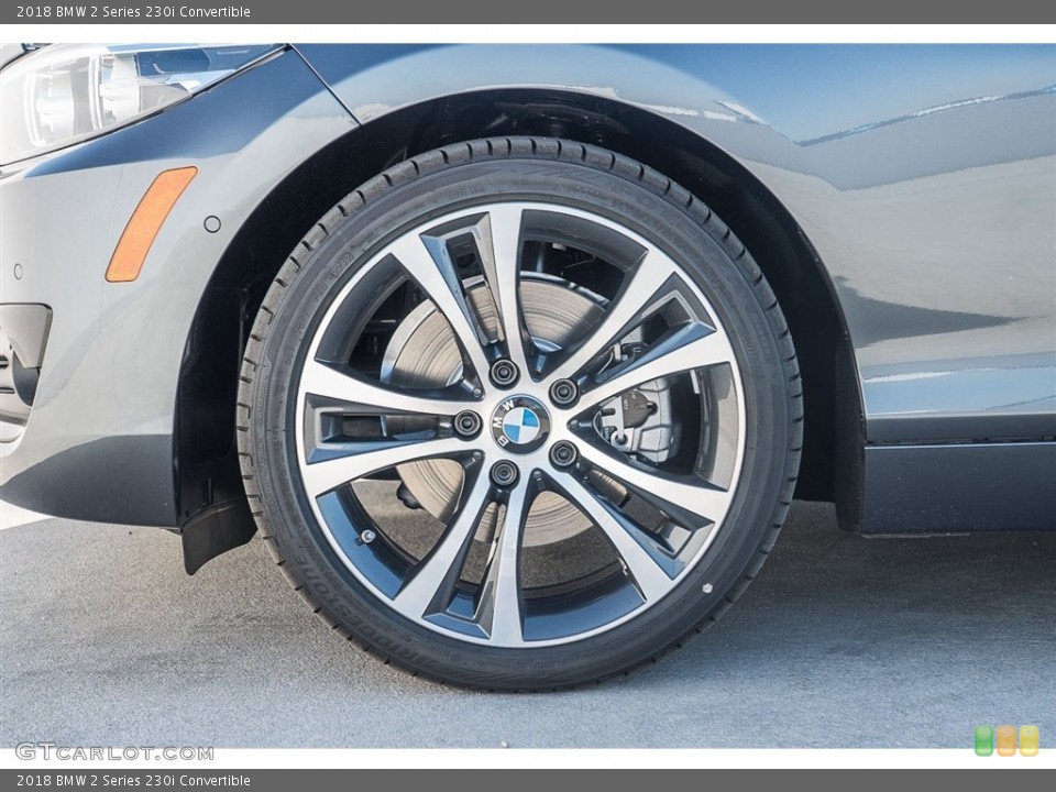 2018 BMW 2 Series 230i Convertible Wheel and Tire Photo #123706952