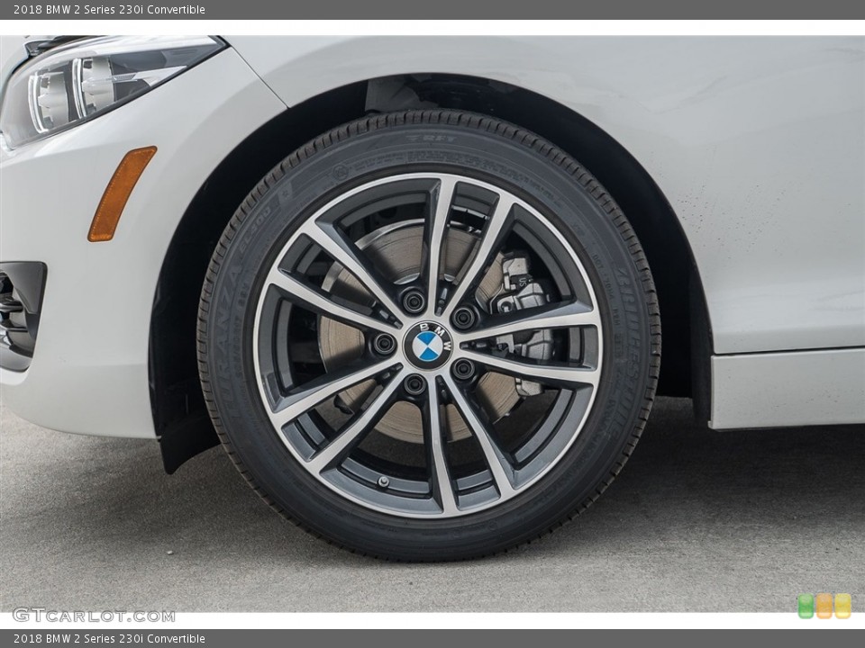2018 BMW 2 Series 230i Convertible Wheel and Tire Photo #123707304