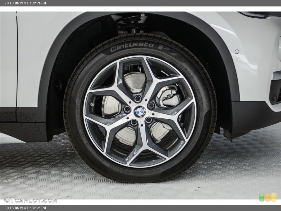 2018 BMW X1 sDrive28i Wheel and Tire Photo #123707609