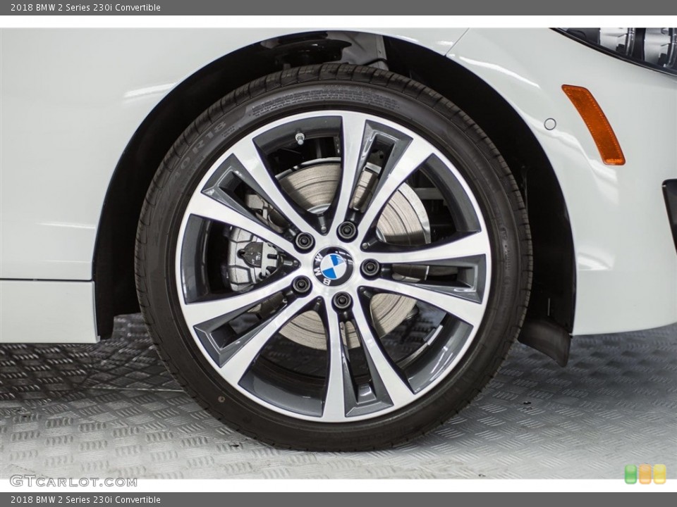 2018 BMW 2 Series 230i Convertible Wheel and Tire Photo #123707645