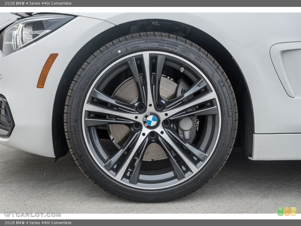 2018 BMW 4 Series 440i Convertible Wheel and Tire Photo #123708518