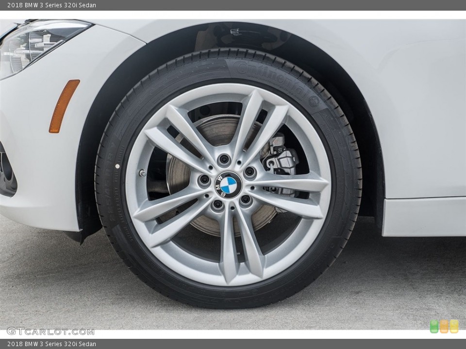 2018 BMW 3 Series 320i Sedan Wheel and Tire Photo #123708659