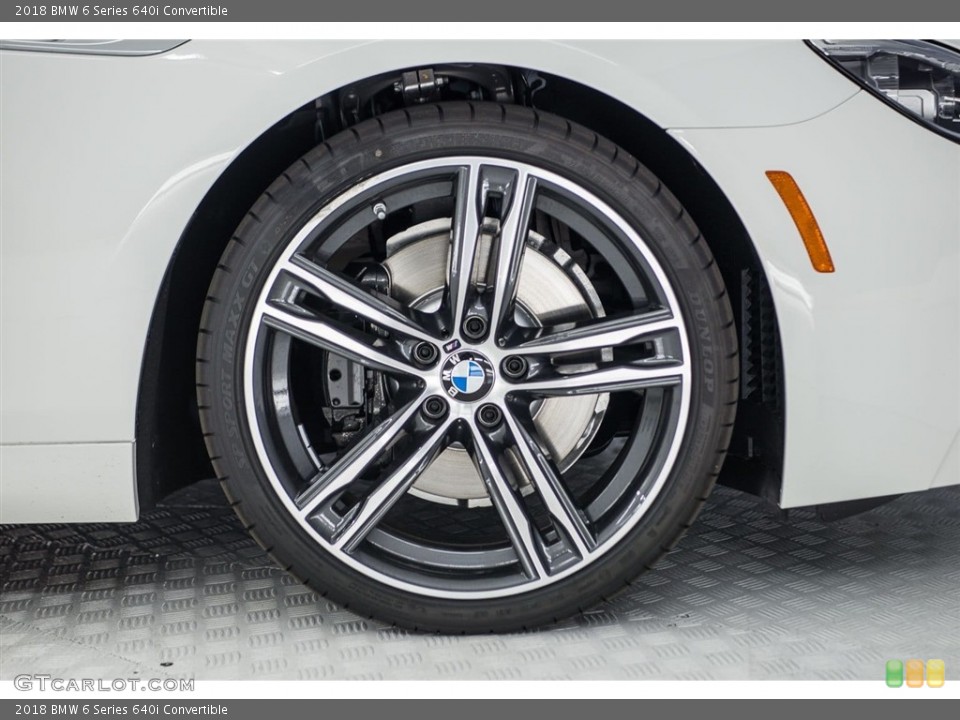 2018 BMW 6 Series 640i Convertible Wheel and Tire Photo #123711815