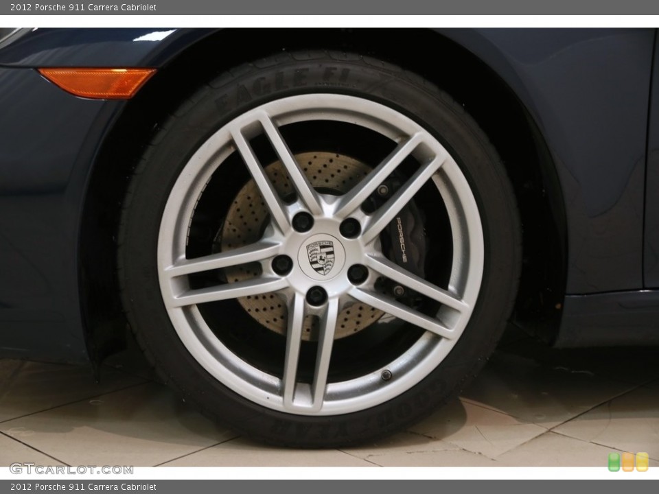 2012 Porsche 911 Carrera Cabriolet Wheel and Tire Photo #123719534