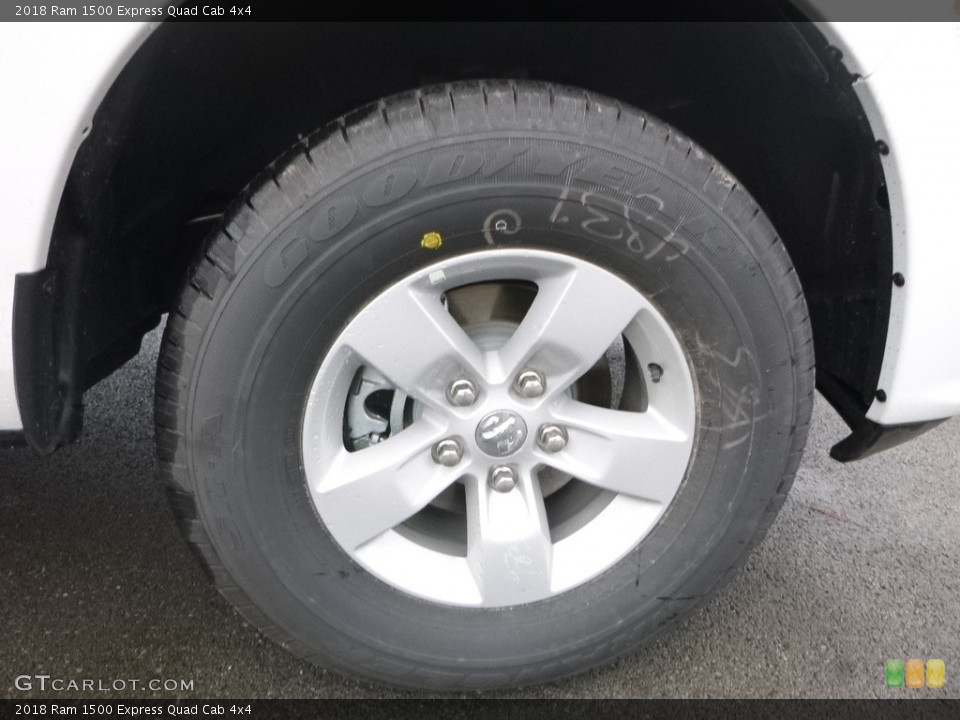 2018 Ram 1500 Express Quad Cab 4x4 Wheel and Tire Photo #123739766