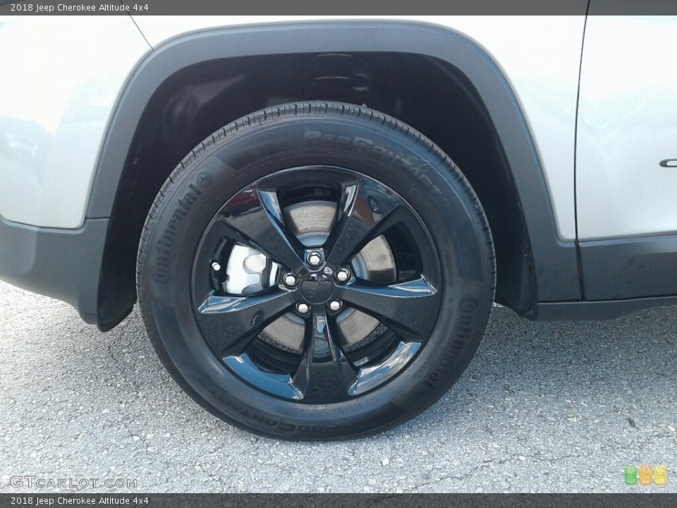 2018 Jeep Cherokee Altitude 4x4 Wheel and Tire Photo #123739865