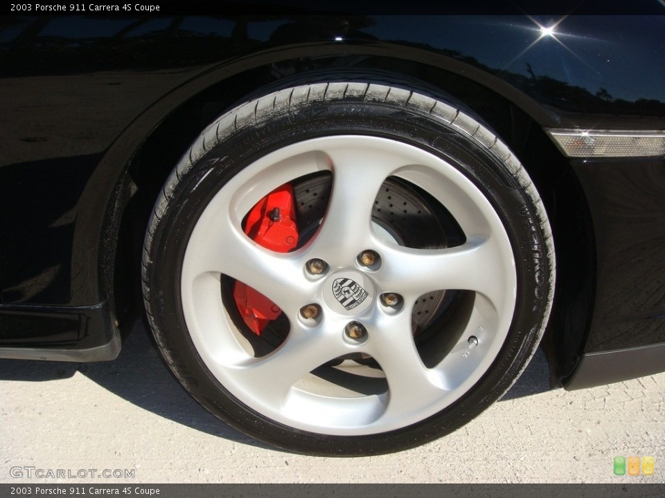 2003 Porsche 911 Carrera 4S Coupe Wheel and Tire Photo #123761888