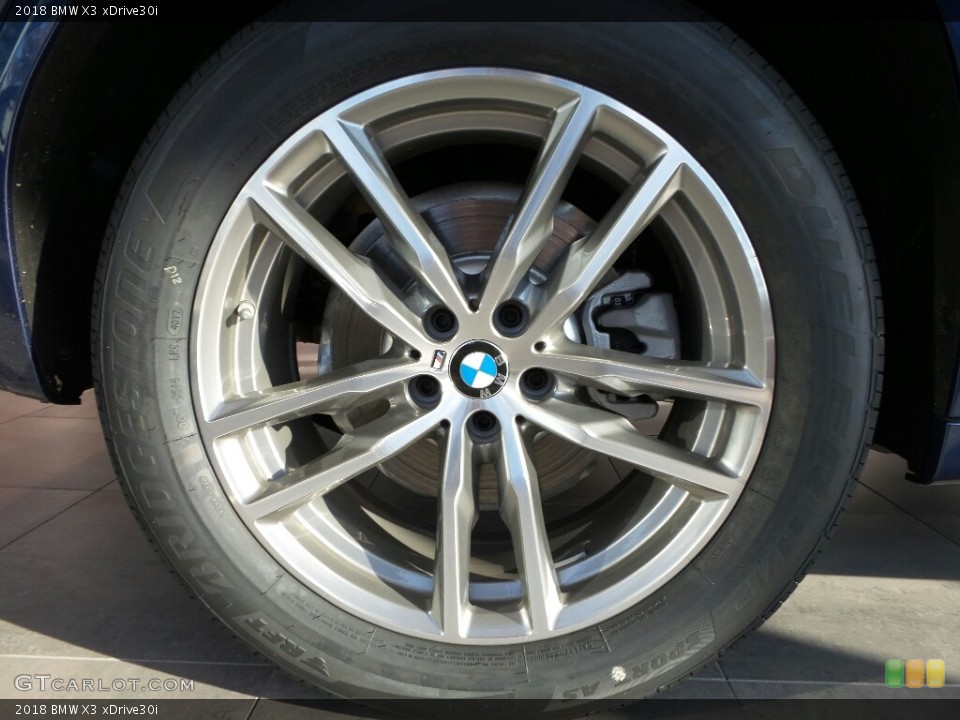 2018 BMW X3 xDrive30i Wheel and Tire Photo #123764488