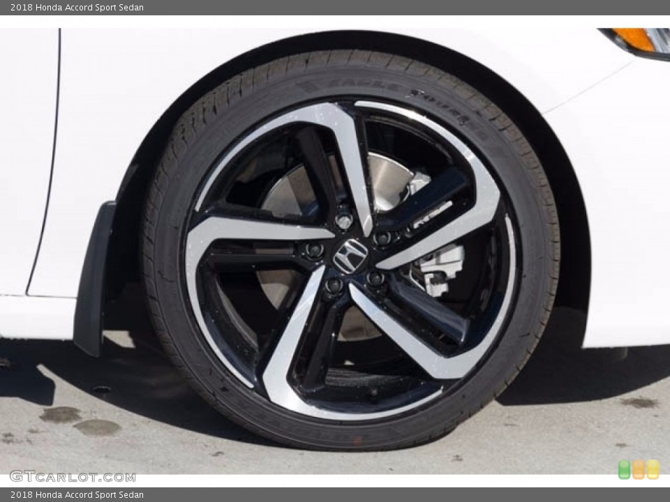 2018 Honda Accord Sport Sedan Wheel and Tire Photo #123765304