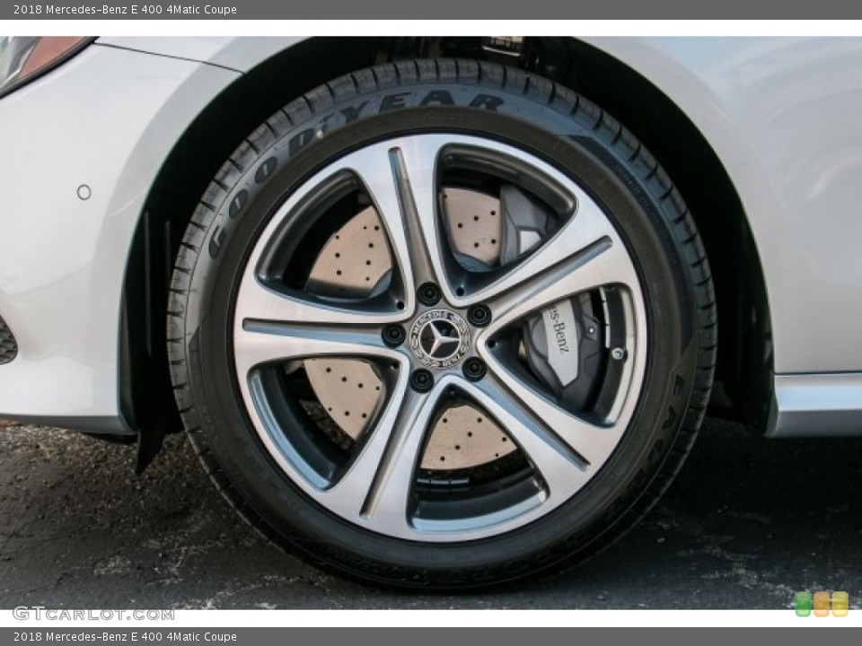 2018 Mercedes-Benz E 400 4Matic Coupe Wheel and Tire Photo #123777022