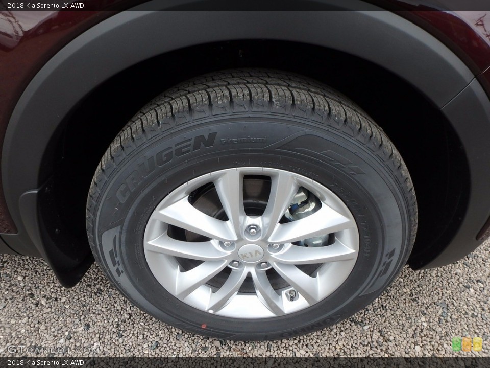2018 Kia Sorento LX AWD Wheel and Tire Photo #123826212