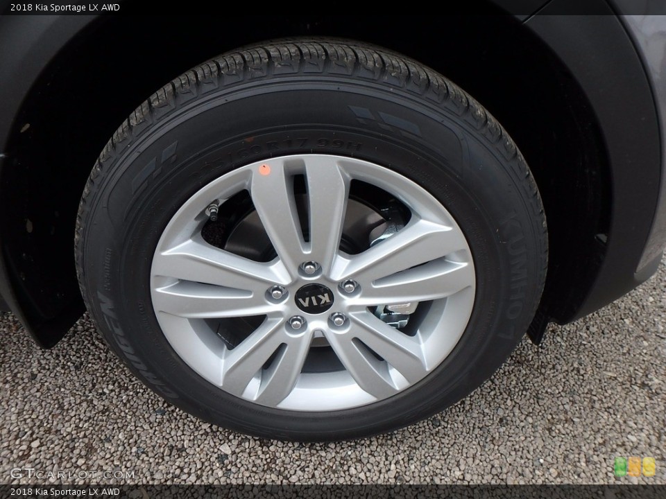2018 Kia Sportage LX AWD Wheel and Tire Photo #123830884