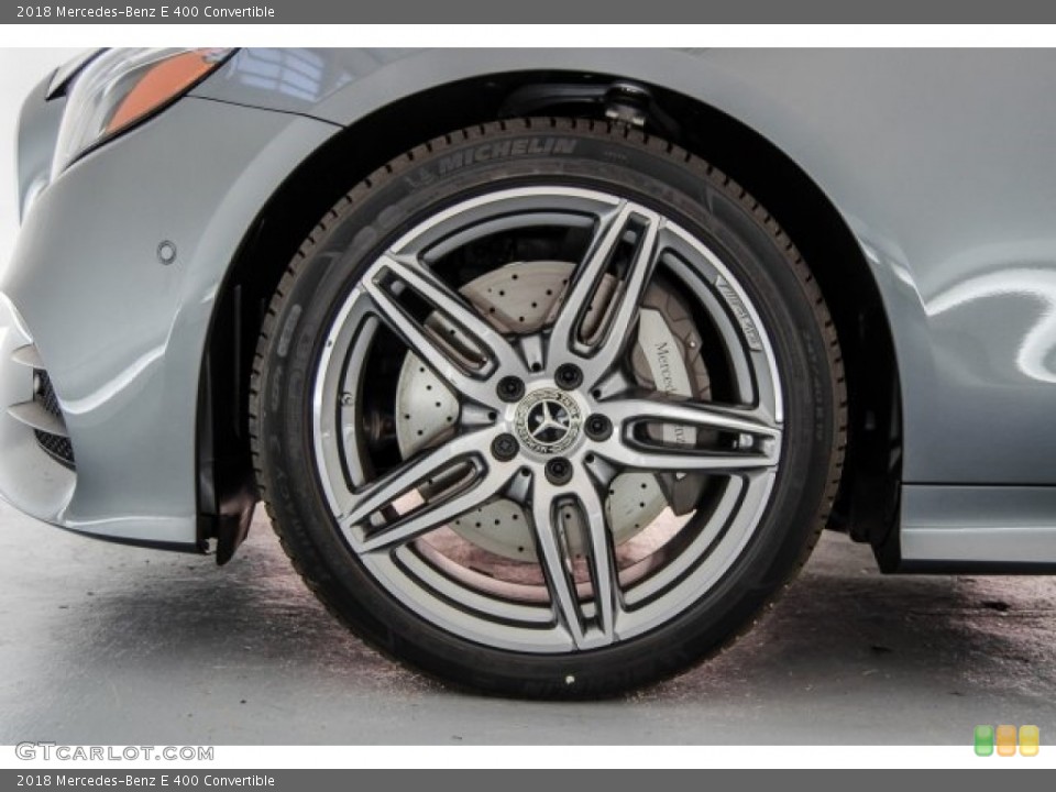 2018 Mercedes-Benz E 400 Convertible Wheel and Tire Photo #123842457