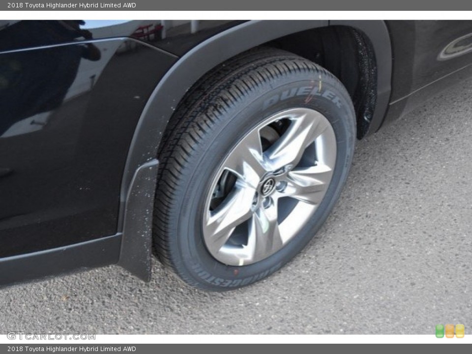 2018 Toyota Highlander Hybrid Limited AWD Wheel and Tire Photo #123888628