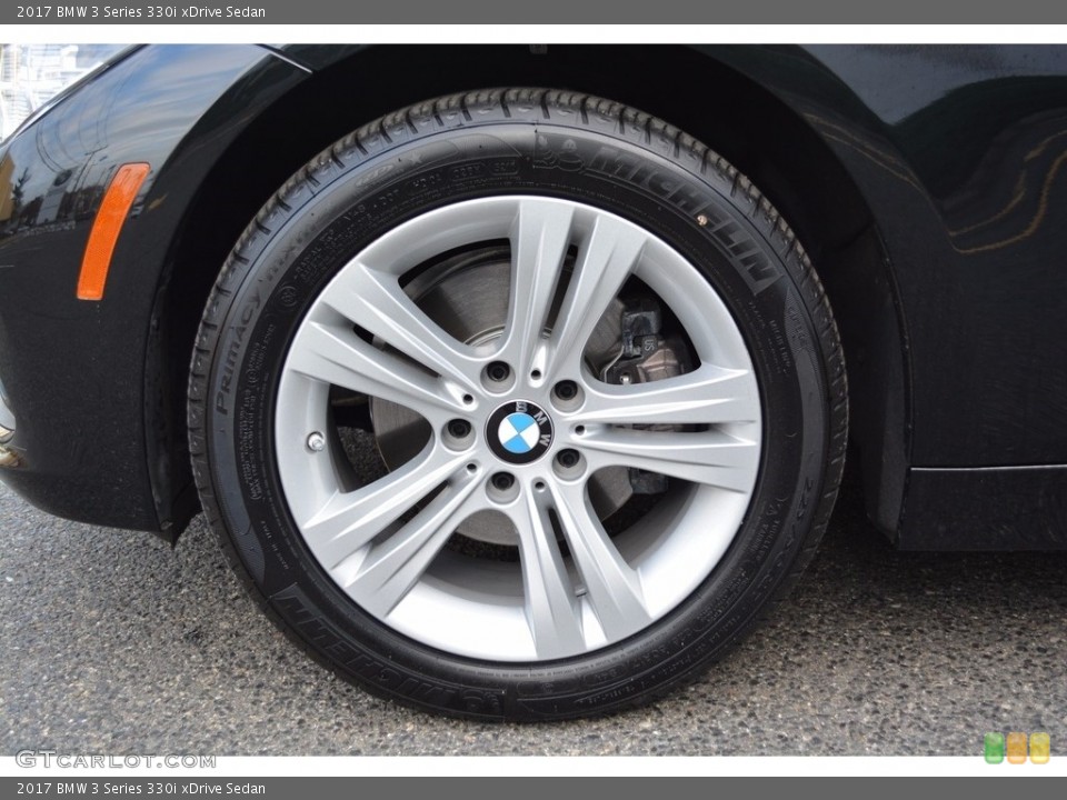 2017 BMW 3 Series 330i xDrive Sedan Wheel and Tire Photo #123889180