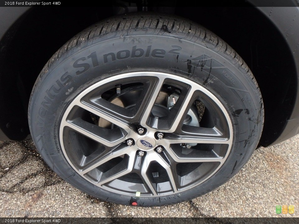 2018 Ford Explorer Sport 4WD Wheel and Tire Photo #123895402