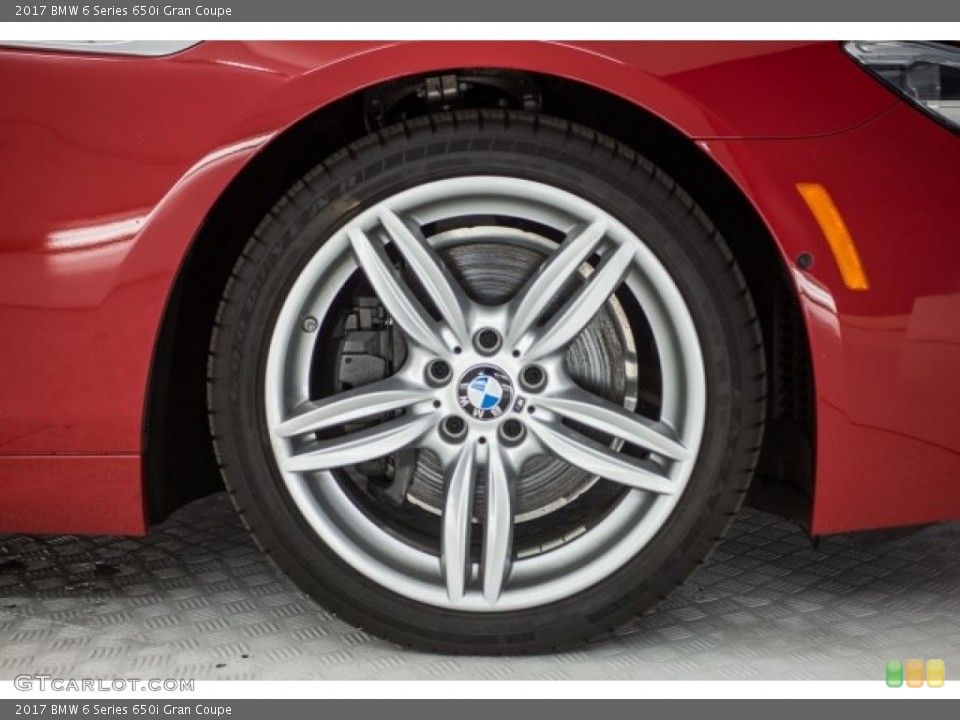 2017 BMW 6 Series 650i Gran Coupe Wheel and Tire Photo #123913850