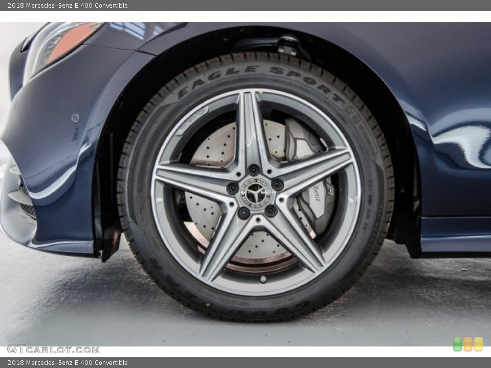 2018 Mercedes-Benz E 400 Convertible Wheel and Tire Photo #123936652