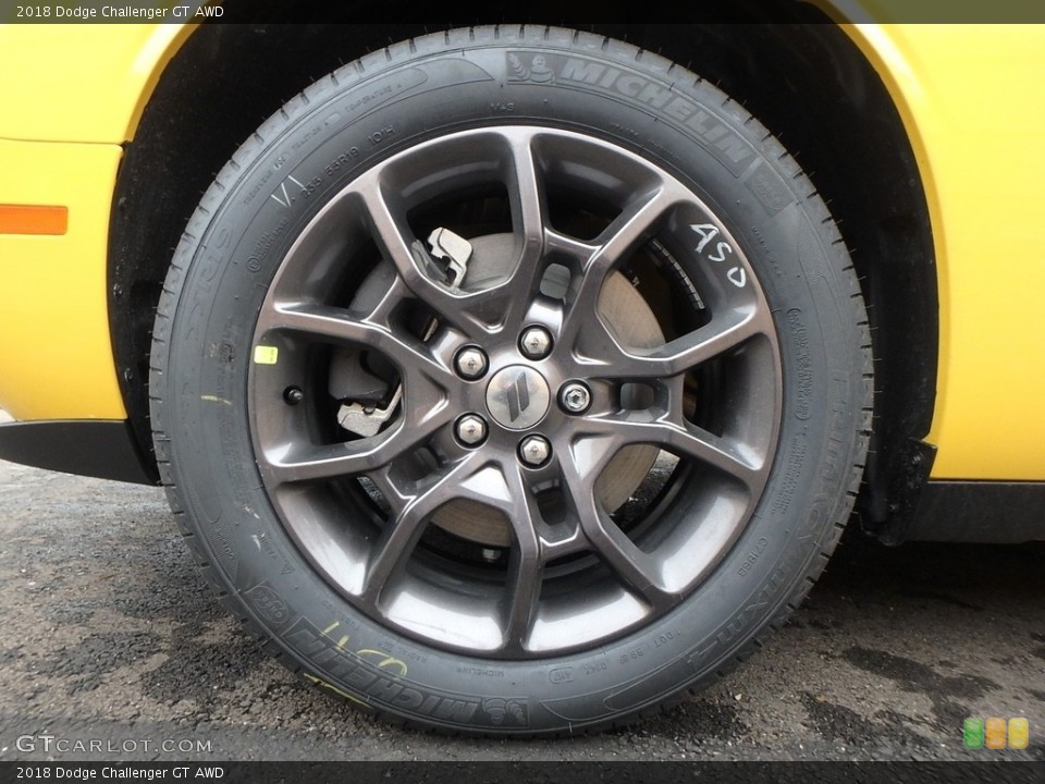 2018 Dodge Challenger GT AWD Wheel and Tire Photo #123943651