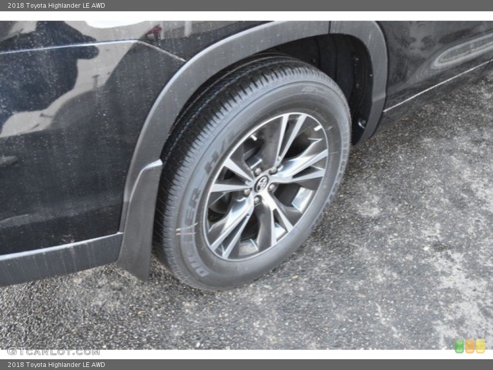 2018 Toyota Highlander LE AWD Wheel and Tire Photo #123950136