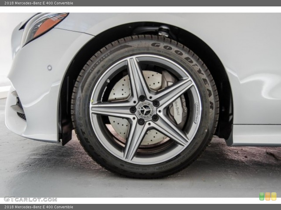 2018 Mercedes-Benz E 400 Convertible Wheel and Tire Photo #123978898