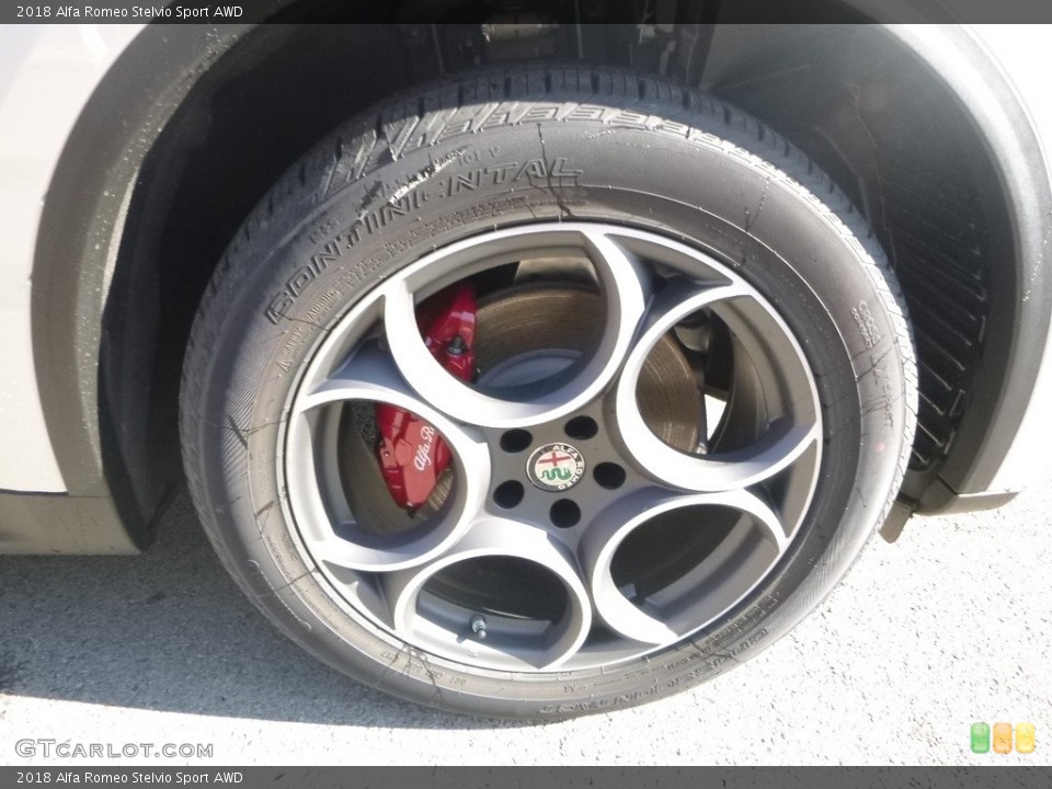 2018 Alfa Romeo Stelvio Sport AWD Wheel and Tire Photo #123993997