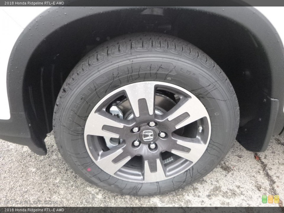 2018 Honda Ridgeline RTL-E AWD Wheel and Tire Photo #124026532