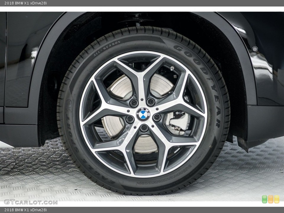 2018 BMW X1 xDrive28i Wheel and Tire Photo #124050475