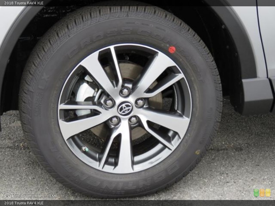 2018 Toyota RAV4 XLE Wheel and Tire Photo #124050610