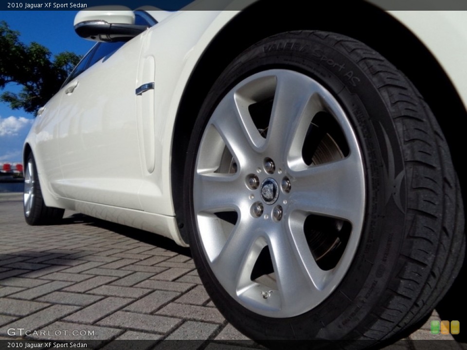 2010 Jaguar XF Sport Sedan Wheel and Tire Photo #124054985