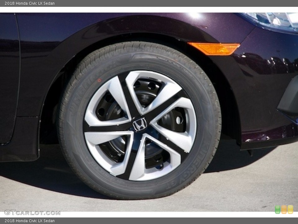 2018 Honda Civic LX Sedan Wheel and Tire Photo #124071762