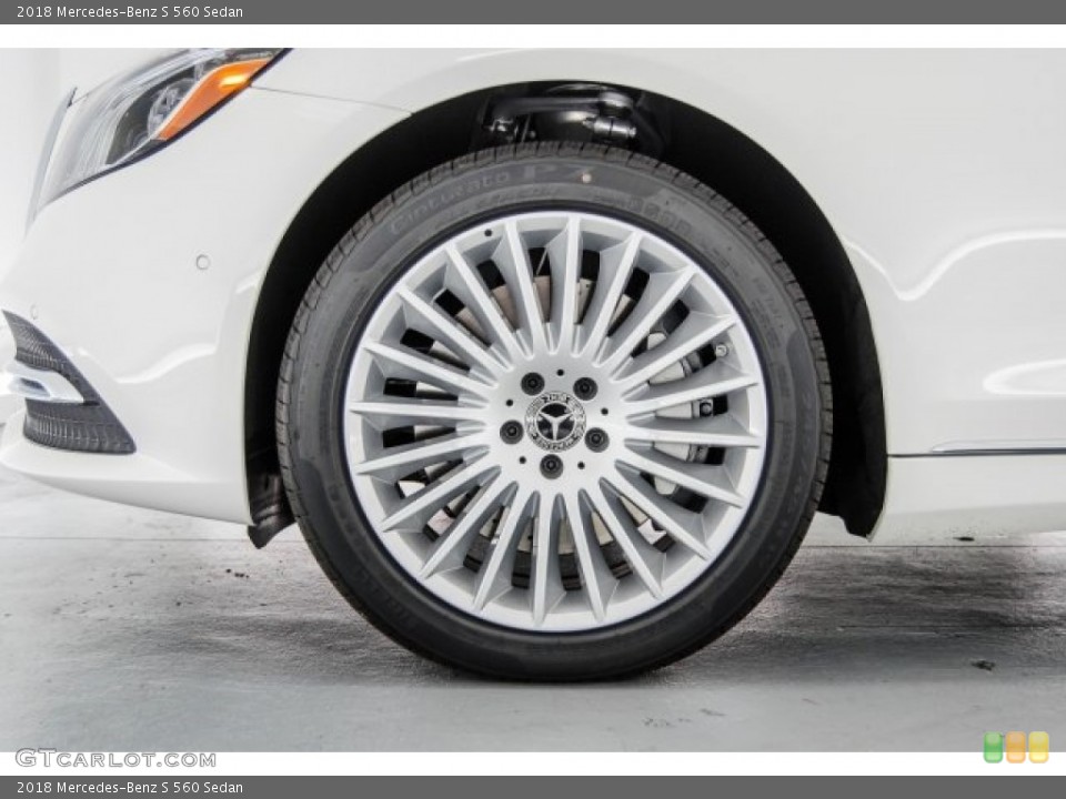 2018 Mercedes-Benz S 560 Sedan Wheel and Tire Photo #124107376