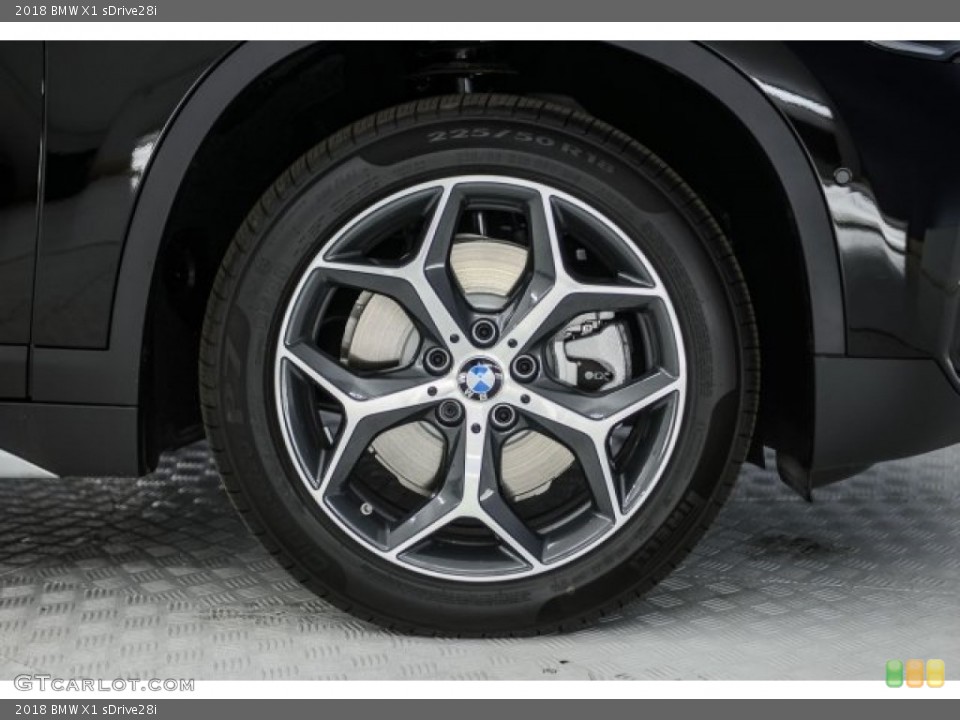 2018 BMW X1 sDrive28i Wheel and Tire Photo #124119139
