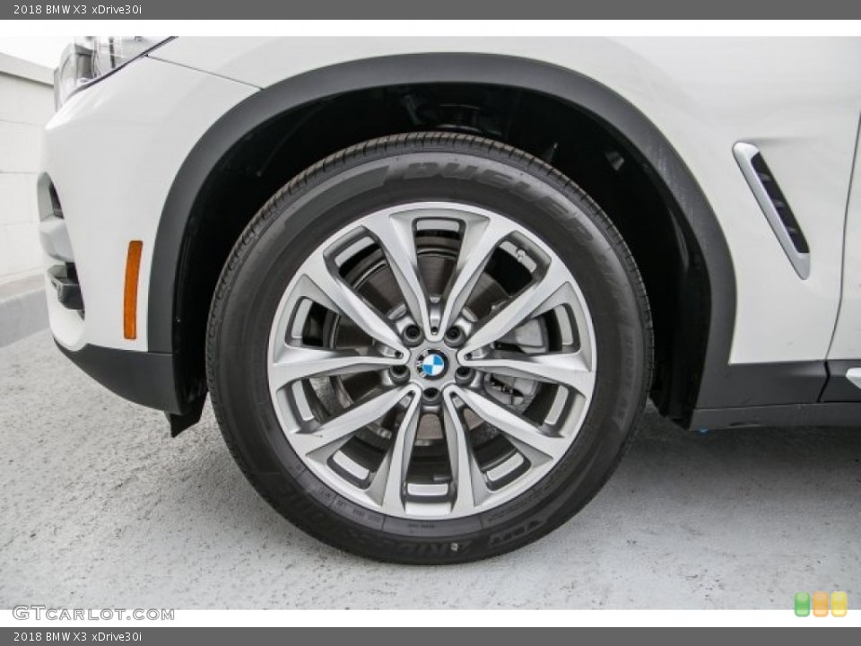 2018 BMW X3 xDrive30i Wheel and Tire Photo #124135921