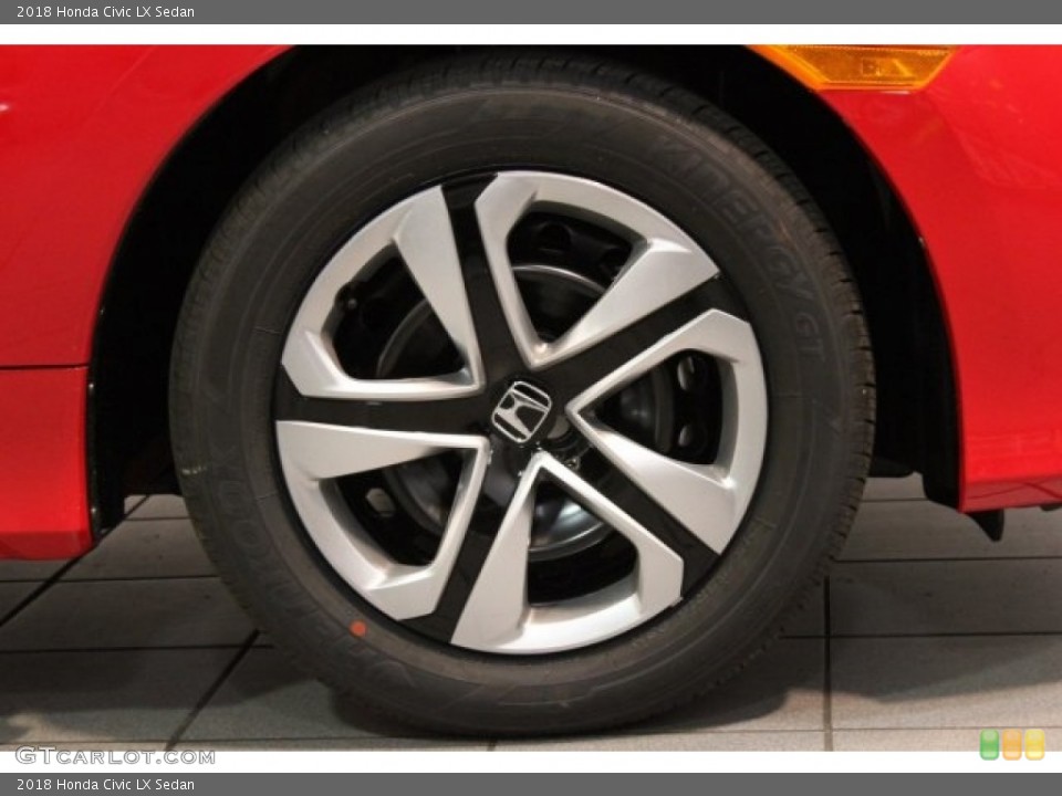 2018 Honda Civic LX Sedan Wheel and Tire Photo #124139215