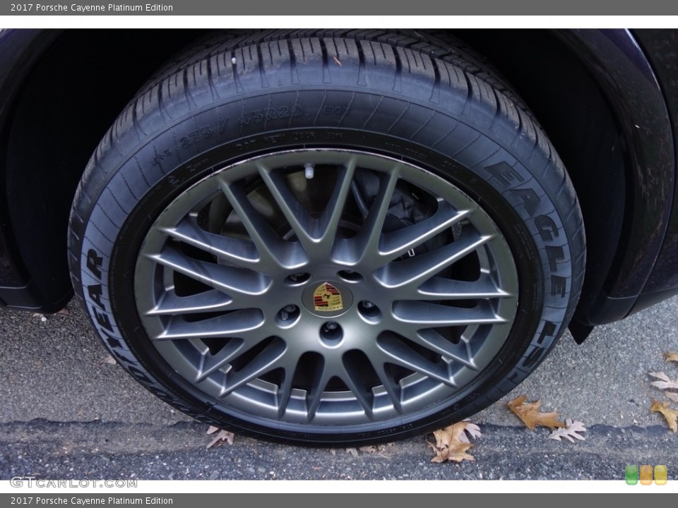 2017 Porsche Cayenne Platinum Edition Wheel and Tire Photo #124162595
