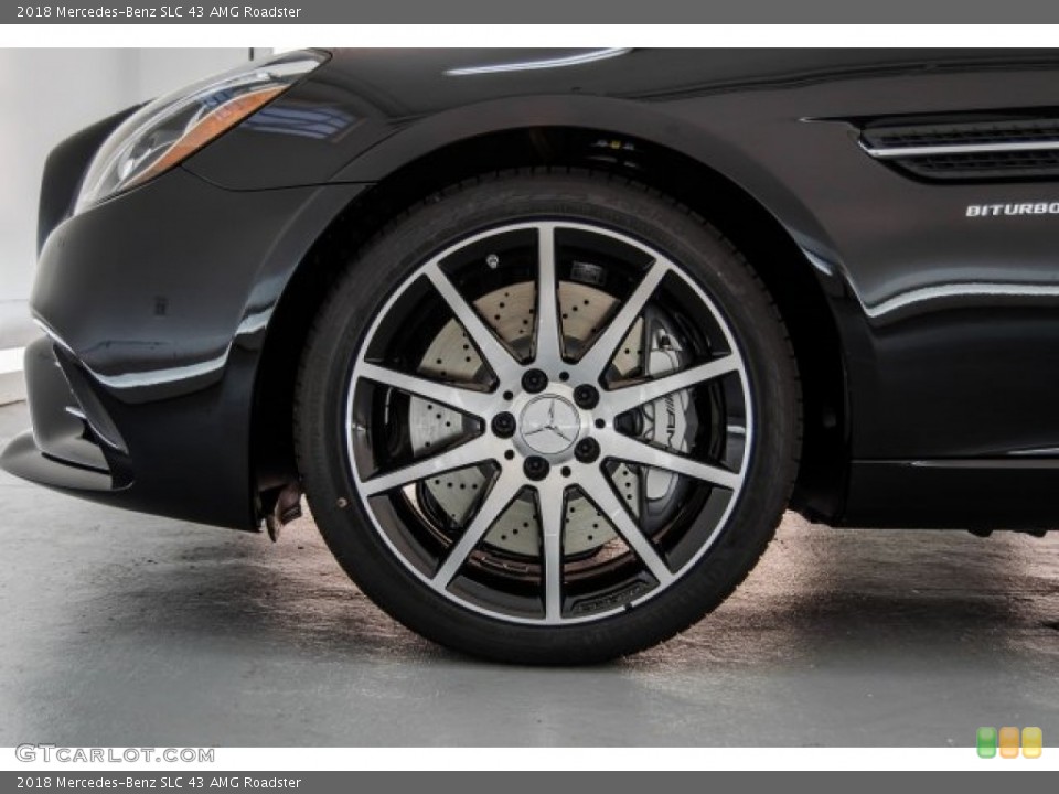 2018 Mercedes-Benz SLC 43 AMG Roadster Wheel and Tire Photo #124166876