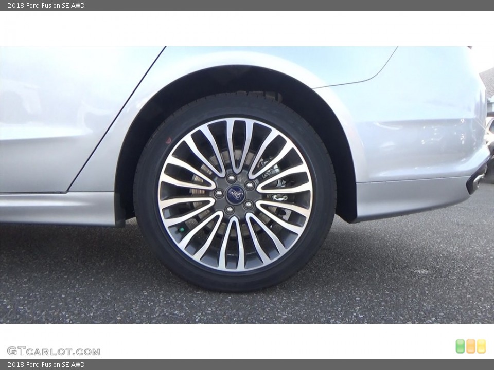 2018 Ford Fusion SE AWD Wheel and Tire Photo #124202459