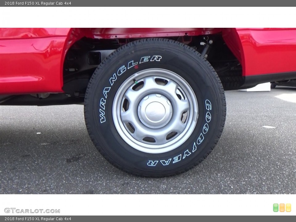 2018 Ford F150 XL Regular Cab 4x4 Wheel and Tire Photo #124202543