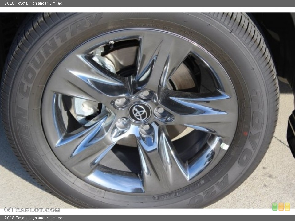 2018 Toyota Highlander Limited Wheel and Tire Photo #124215698